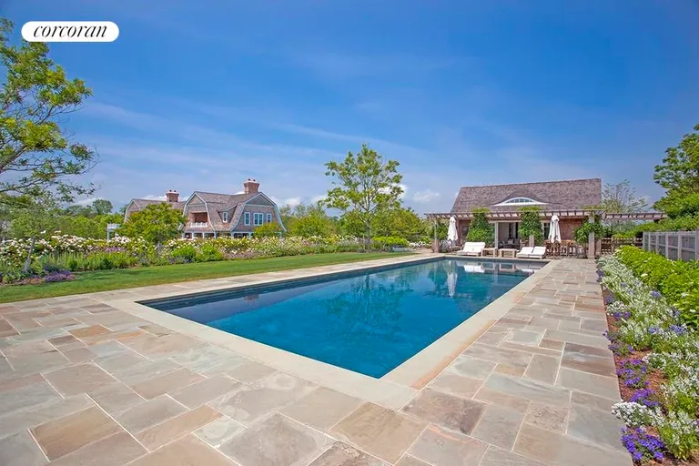 New York City Real Estate | View  | heated gunite pool and pool house | View 14