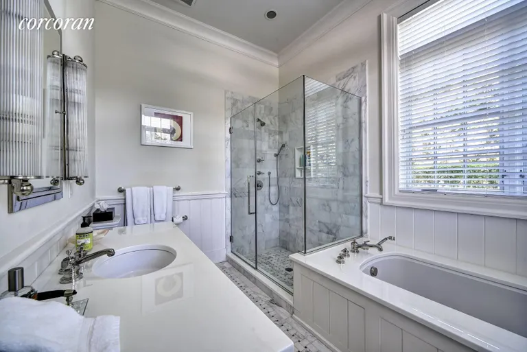 New York City Real Estate | View 167 Montrose Lane | 1st floor guest suite bathroom | View 16