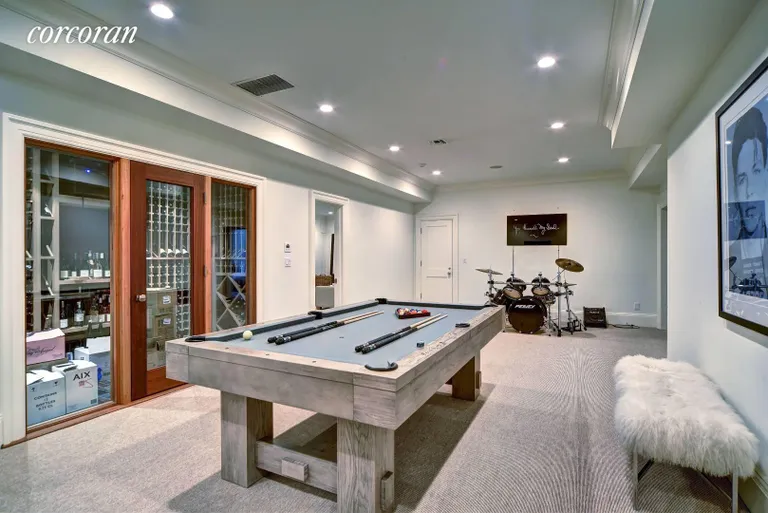 New York City Real Estate | View 167 Montrose Lane | recreation room and wine cellar | View 31