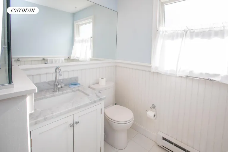 New York City Real Estate | View 1335 Flying Point Road | 1st floor bathroom | View 12