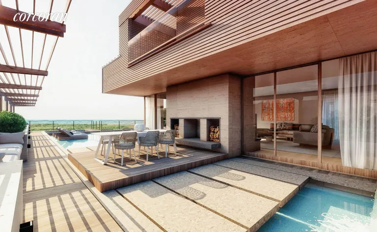 New York City Real Estate | View 42 DeForest Road | rendering of potential oceanfront home | View 4
