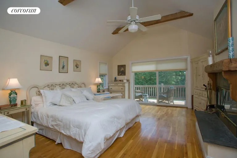 New York City Real Estate | View  | Master suite with wood burning firepl | View 5