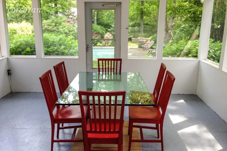 New York City Real Estate | View 83 Rutland Road | Screened porch for outdoor living | View 8