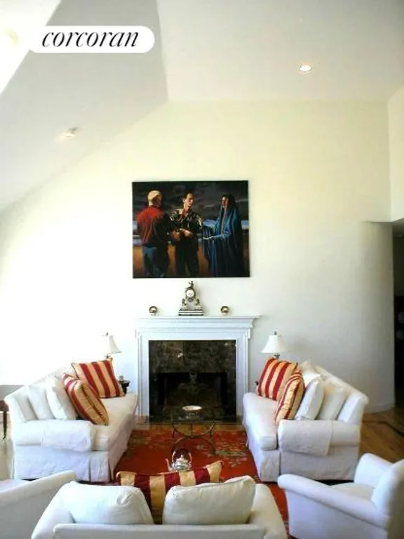 New York City Real Estate | View  | Living room with fireplace | View 6
