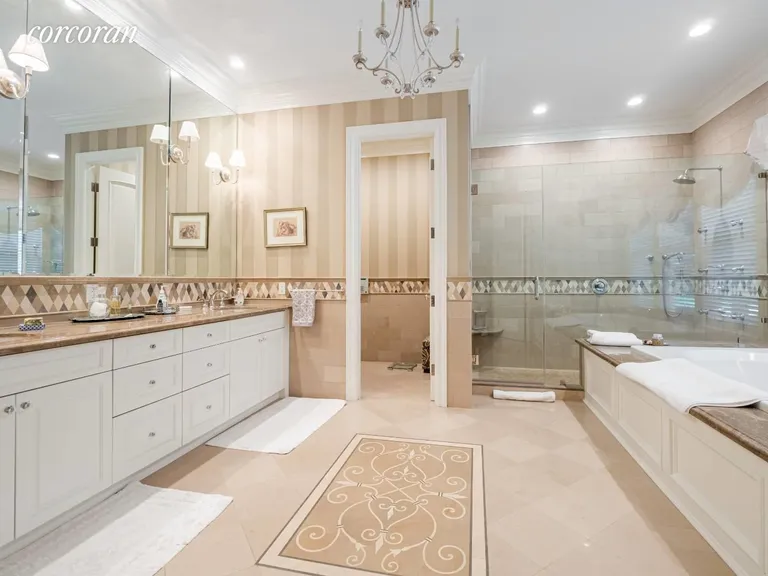 New York City Real Estate | View 308 Cobb Road | 1st floor master bathroom | View 13
