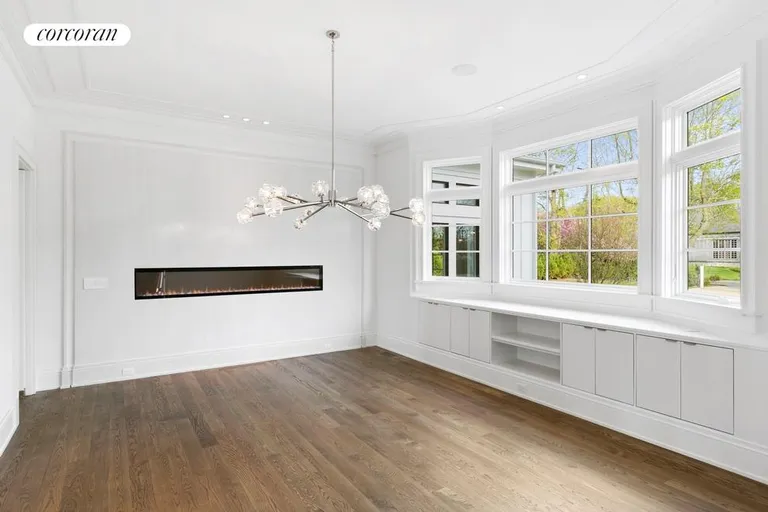 New York City Real Estate | View  | Formal dining room with gas fireplace | View 10