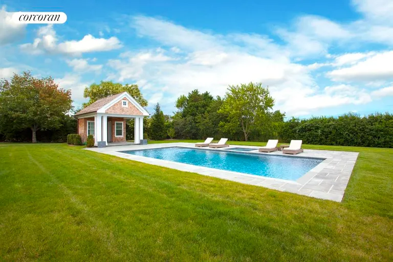 New York City Real Estate | View  | heated gunite pool and pool house | View 21