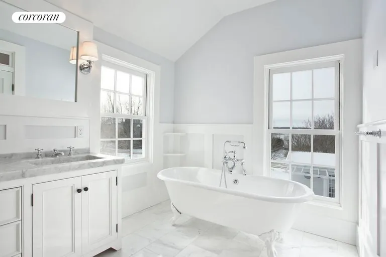 New York City Real Estate | View  | Master Bathroom with Large Tub and His/Her Sinks | View 13