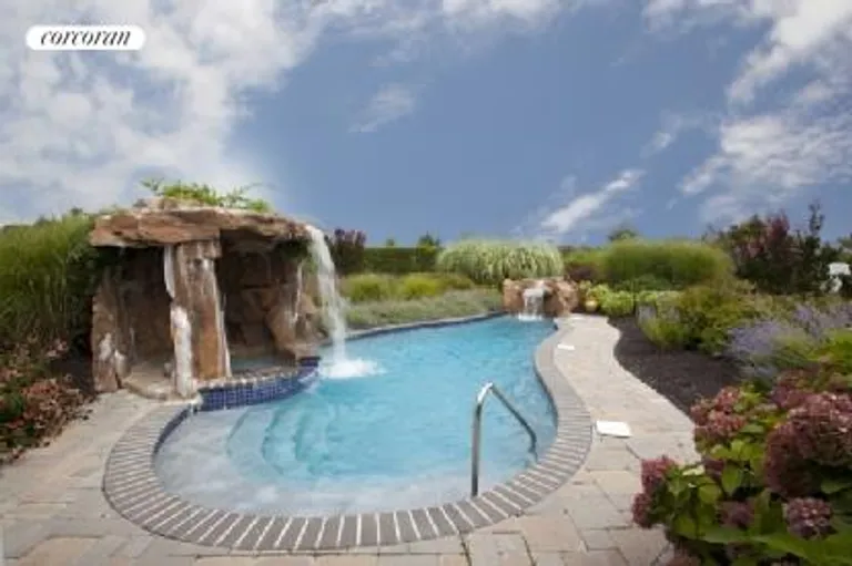 New York City Real Estate | View  | heated gunite pool with waterfall spa | View 22