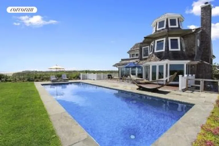 New York City Real Estate | View  | Rear Poolside View | View 5