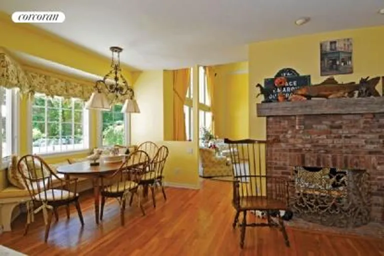 New York City Real Estate | View  | Sunny breakfast spot with fireplace | View 5