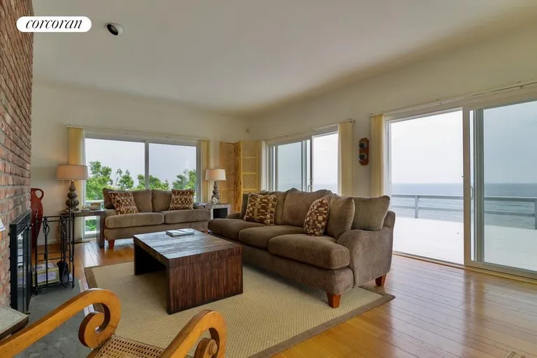 New York City Real Estate | View  | living area with ocean view | View 6