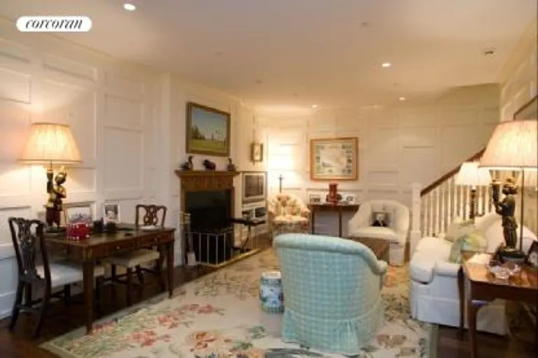 New York City Real Estate | View  | Lower Level Sitting Room With Fireplace | View 12