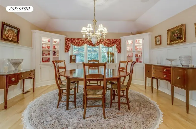 New York City Real Estate | View 17 Katie Lane | Formal dining room opens to the kitchen and second living room | View 4