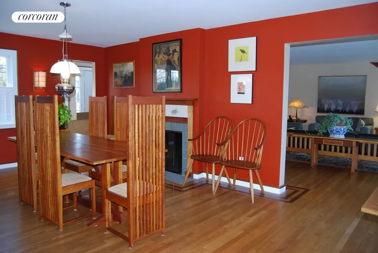 New York City Real Estate | View  | Two Sided Fireplace Between Dining/Living Room | View 12