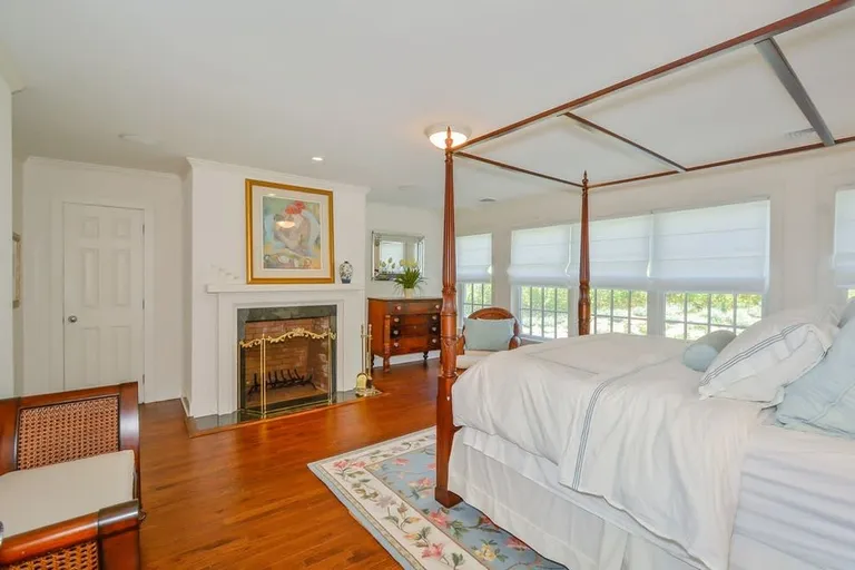 New York City Real Estate | View 25 Lake Drive | Master Bedroom with Fireplace | View 8