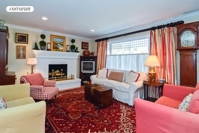 New York City Real Estate | View  | Spacious living room with fireplace | View 3
