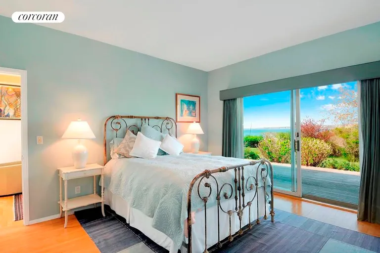 New York City Real Estate | View  | master bedroom with lake views | View 10
