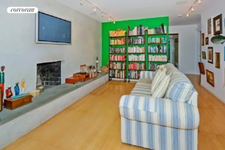 New York City Real Estate | View  | first floor den with fireplace | View 8