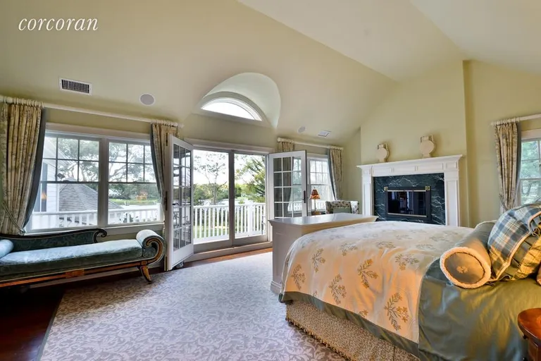 New York City Real Estate | View 19 Linden Lane | Master Bedroom w/FP | View 11