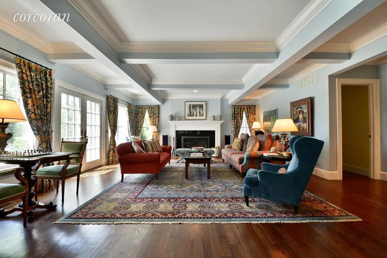 New York City Real Estate | View 19 Linden Lane | Living Room w/FP | View 13