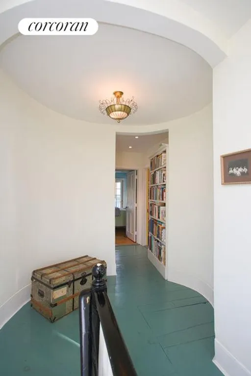 New York City Real Estate | View  | Beautiful rounded second floor landing | View 11