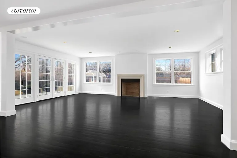 New York City Real Estate | View  | Living Room With Fireplace And Access To Terrace | View 3