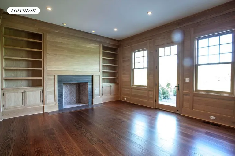 New York City Real Estate | View  | wood paneled library | View 5