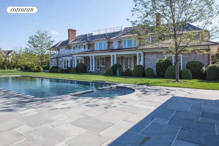 New York City Real Estate | View  | heated gunite pool, spa  and rear exterior | View 23