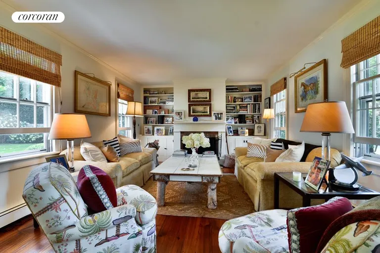 New York City Real Estate | View  | Bright living room with fireplace | View 3
