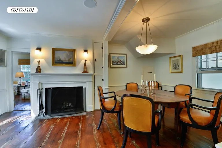 New York City Real Estate | View  | Charming dining area with fireplace | View 4