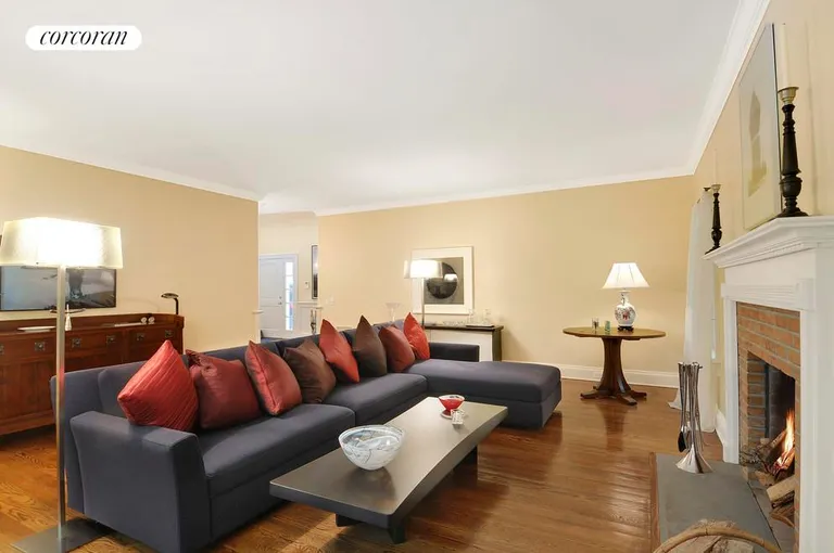 New York City Real Estate | View  | Living room with fireplace | View 4