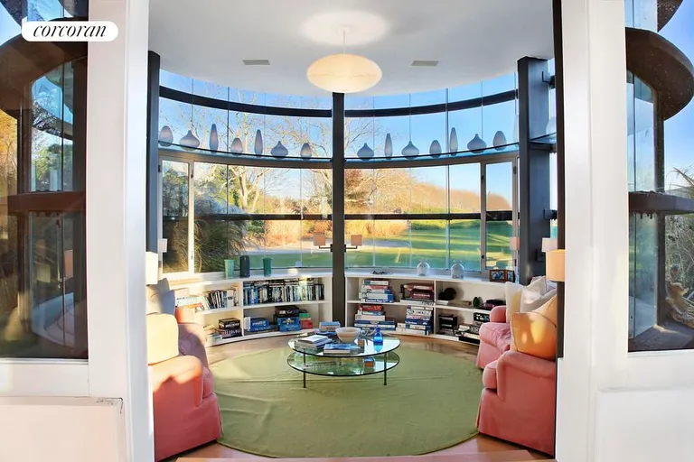 New York City Real Estate | View  | Circular Library With Walls Of Glass | View 6