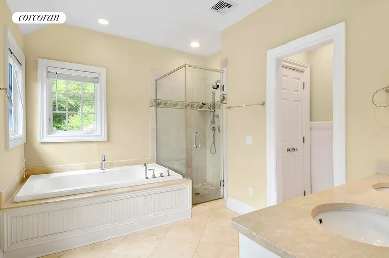 New York City Real Estate | View  | Master Bath with shower and tub | View 9