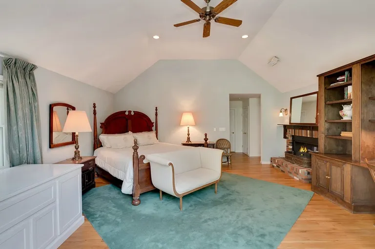 New York City Real Estate | View 163 Talmage Farm Lane | Huge Master Suite with Fireplace | View 10