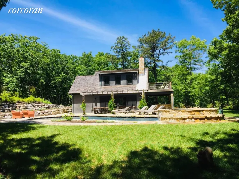 New York City Real Estate | View 850 Old Sag Harbor Road | 2 story pool house | View 19