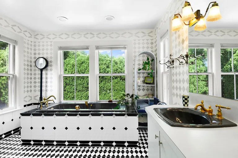 New York City Real Estate | View  | Guest bath with soaking tub and shower. | View 14