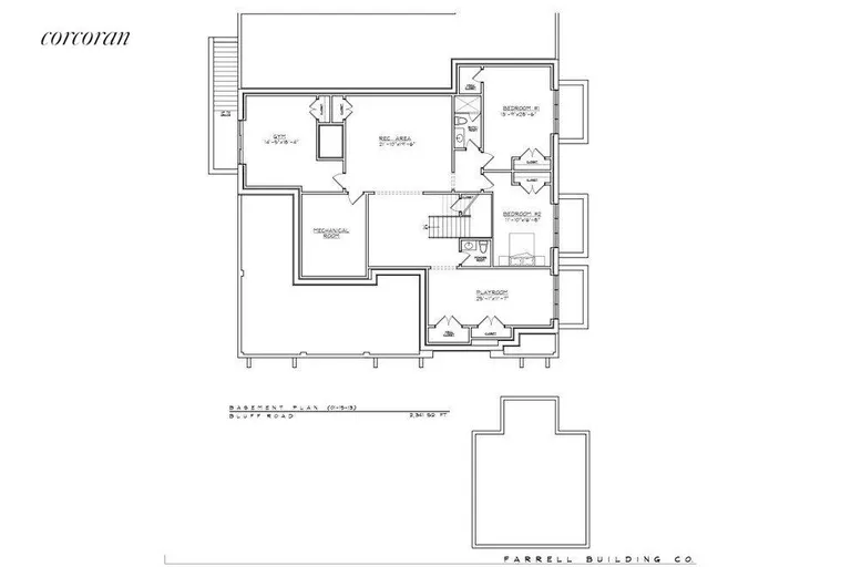 New York City Real Estate | View  | lower level floor plan | View 7