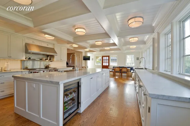 New York City Real Estate | View 36 Sunset Beach Road | entertaining kitchen | View 2
