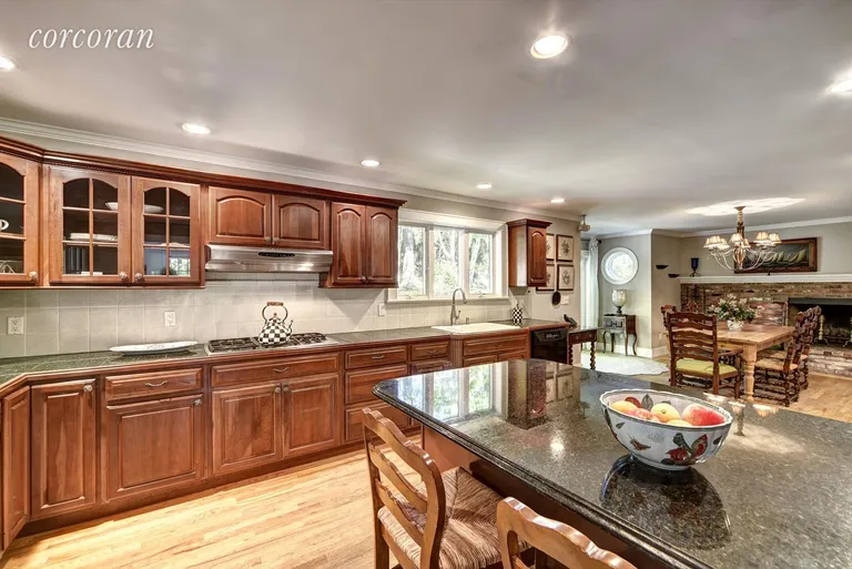 New York City Real Estate | View 53 Wickatuck Lane | Kitchen Opens to Dining Area | View 7