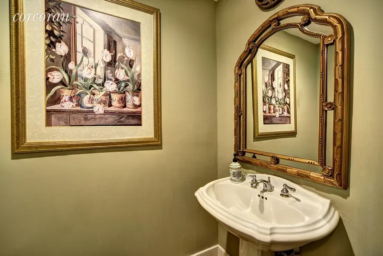 New York City Real Estate | View 53 Wickatuck Lane | Powder Room on 1st Floor | View 17