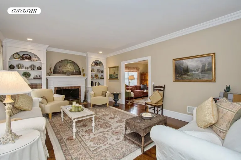 New York City Real Estate | View  | Large Living room with fireplace | View 3