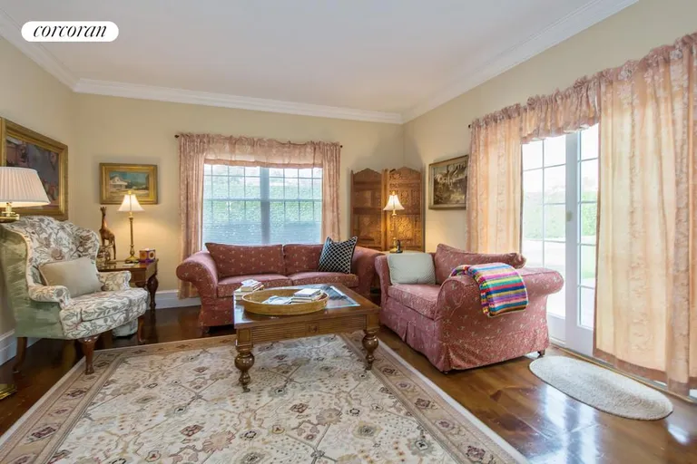 New York City Real Estate | View  | Family room overlooks pool and property | View 12