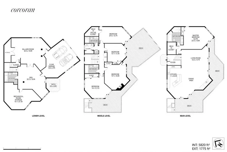 New York City Real Estate | View  | three story _ floorplans | View 6