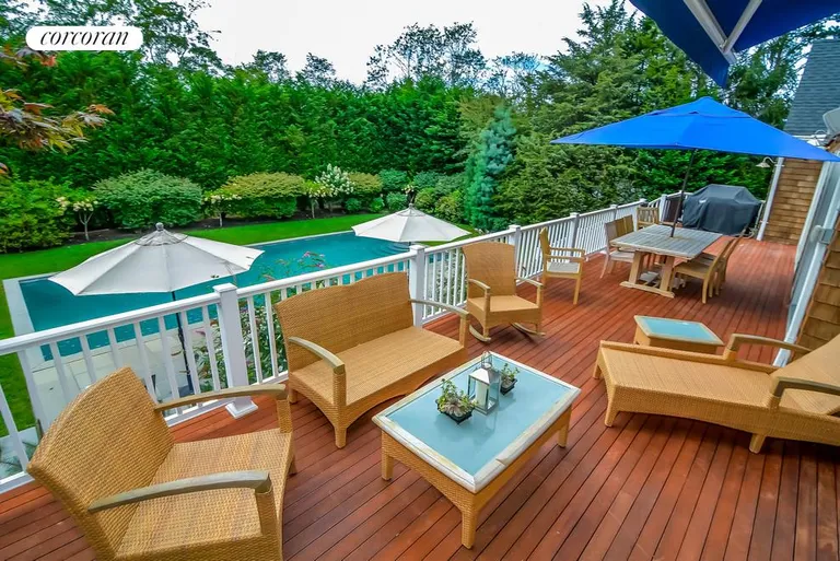 New York City Real Estate | View  | Large deck with awning | View 7