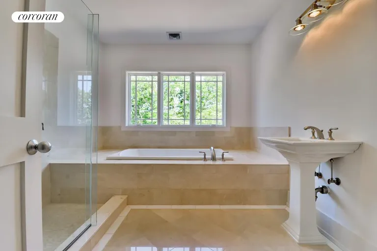 New York City Real Estate | View  | Guest bathroom with shower and jacuzzi tub | View 11