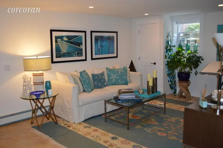 New York City Real Estate | View 1 Sylvan Road | Lower Level TV Room | View 12
