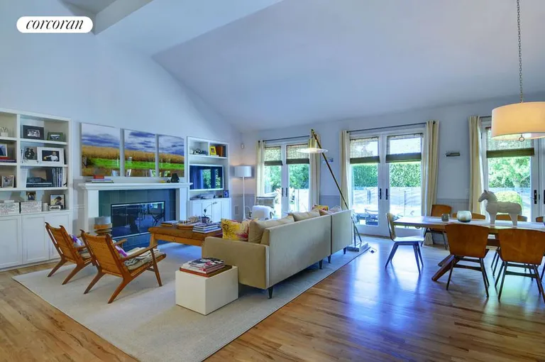 New York City Real Estate | View  | Living room with fireplace | View 3