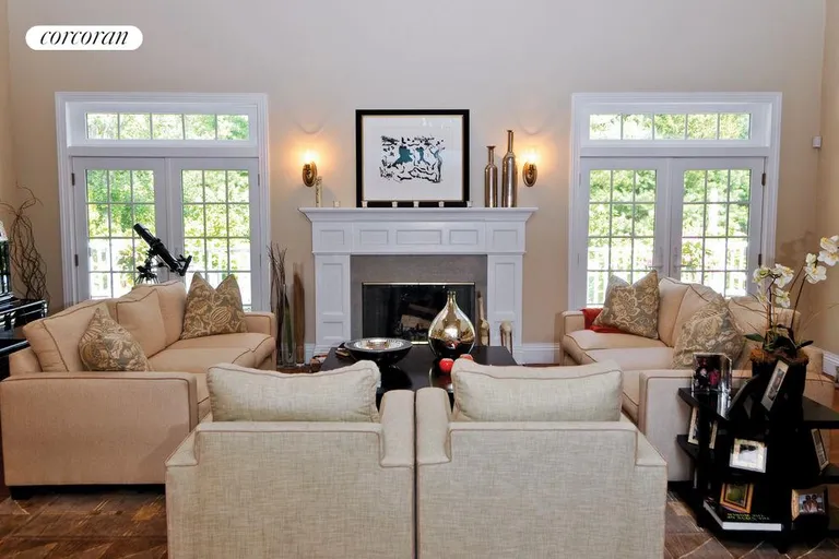 New York City Real Estate | View  | living room with cathedral ceiling | View 4