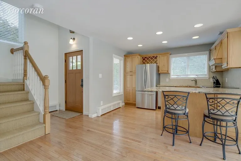 New York City Real Estate | View 75 Mill Road | Foyer and Kitchen | View 9